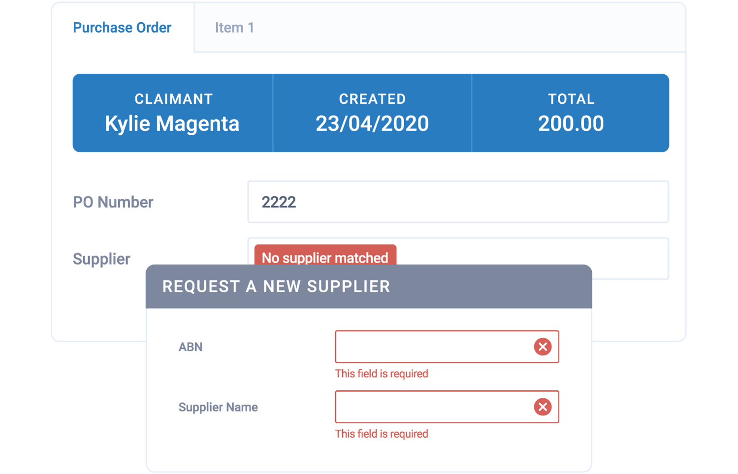 Supplier Management